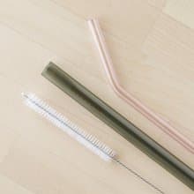 好玻 GOODGLAS | 玻璃吸管組-粉&黑