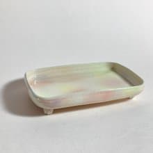 渲染彩釉早餐盤