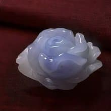 紫羅蘭翡翠玫瑰花 | 天然緬甸玉A貨翡翠 | 送禮