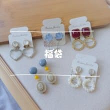 【福袋】 耳環耳夾 可許願色系 隨機款式 Lucky Bag
