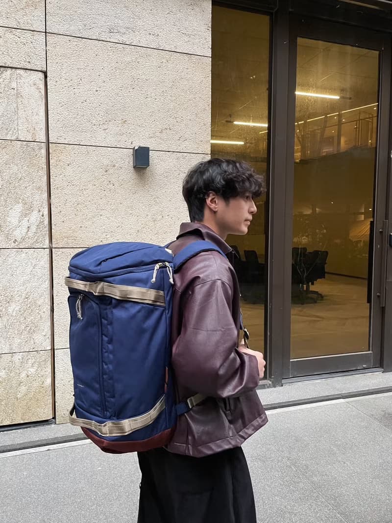 【DOUGHNUT】17吋 40L大Navigator 防潑水 後背包 行李袋-藍 RE