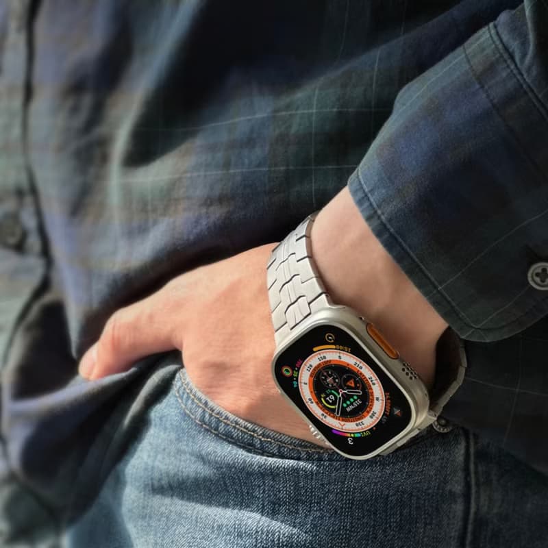 JM 航太級鈦合金 Apple Watch Ultra 錶帶_極限款