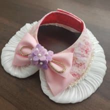 2024春日碎花款圍巾 粉紅色
