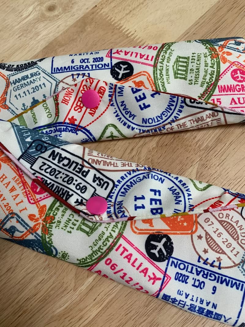 文青風環保防水筷袋 以吻封緘 清新白 日本 潮物 收纳 手作餐具