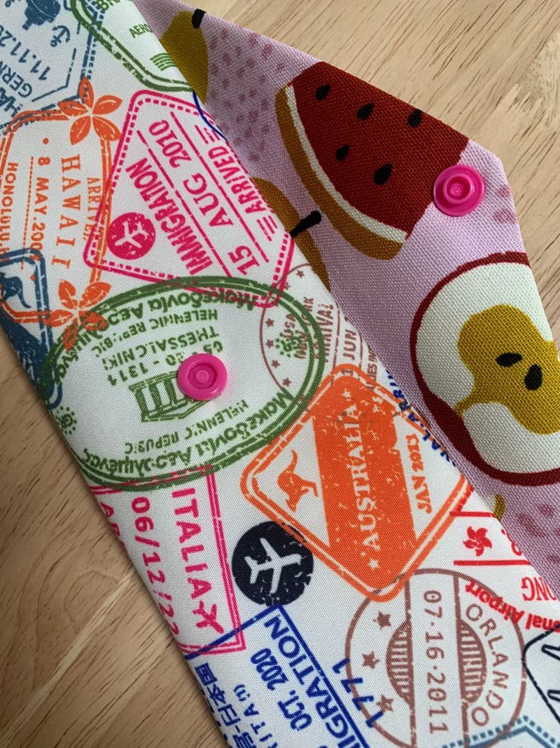 文青風環保防水筷袋 以吻封緘 清新白 日本 潮物 收纳 手作餐具