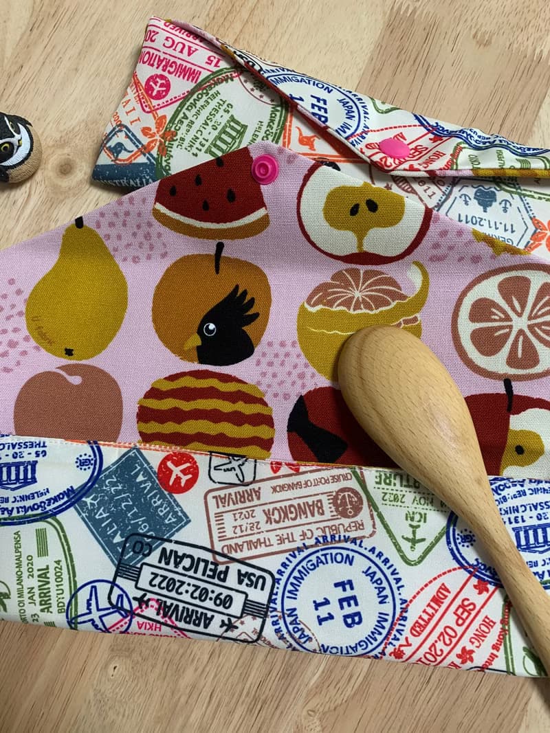 文青風環保防水筷袋 以吻封緘 清新白 日本 潮物 收纳 手作餐具