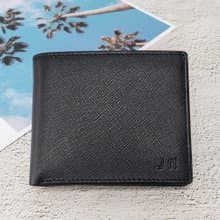 短夾-十字紋牛皮短夾-多款任選