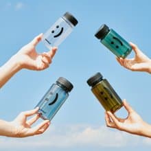 SUMMER 350ml 笑臉耐熱迷你輕巧隨行杯水壺