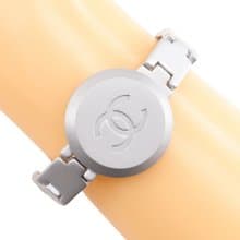 【日本直送】シャネル CHANEL ココマーク ブレスレット 99P 金属製 シルバー 約23.5g レディース【中古】