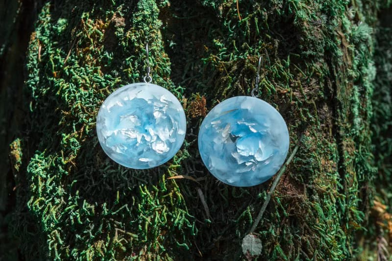 晴空印象 純銀紗光大圓耳環 可換耳夾
