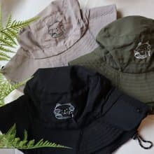 OUTDOOR 招財貓戶外防水帽 登山帽 可折疊