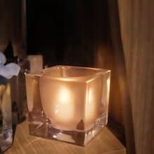 【玻璃燭台】北歐風極簡多功能擺件│花器│筆筒│感恩節│聖誕節