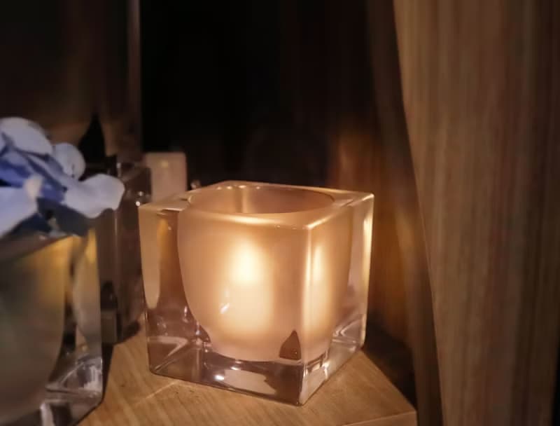 【玻璃燭台】北歐風極簡多功能擺件│花器│筆筒│感恩節│聖誕節