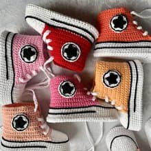 Cute Converse Baby Booties Baby Newborn Shoes Gift Baby Reveal Party Family Look