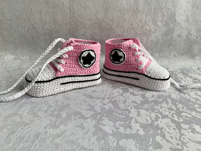 Cute Converse Baby Booties Baby Newborn Shoes Gift Baby Reveal Party Family Look