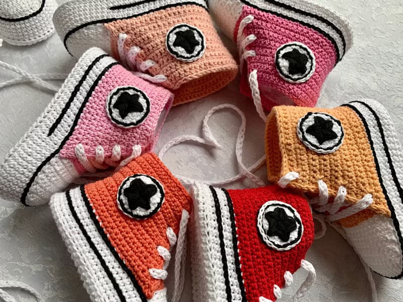 Cute Converse Baby Booties Baby Newborn Shoes Gift Baby Reveal Party Family Look