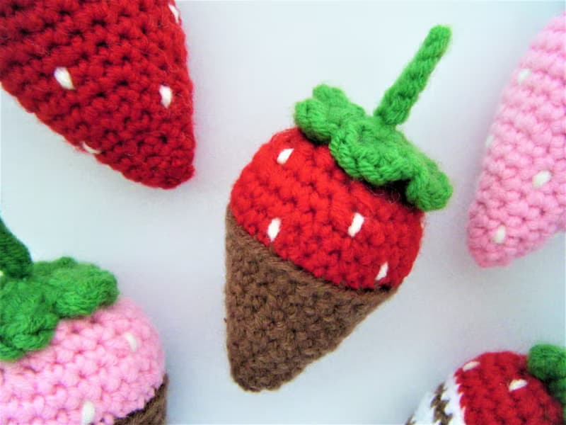 毛線編織貓草玩具 貓咪玩具 貓薄荷 巧克力草莓