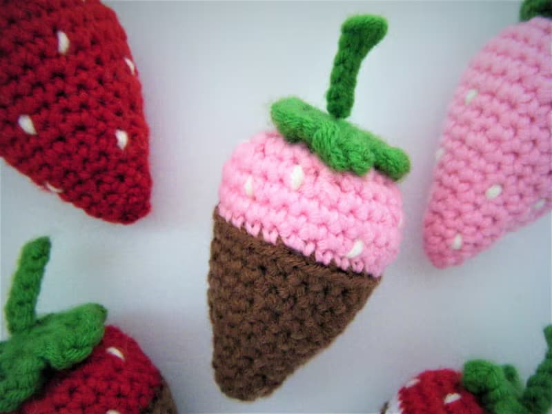 毛線編織貓草玩具 貓咪玩具 貓薄荷 巧克力草莓