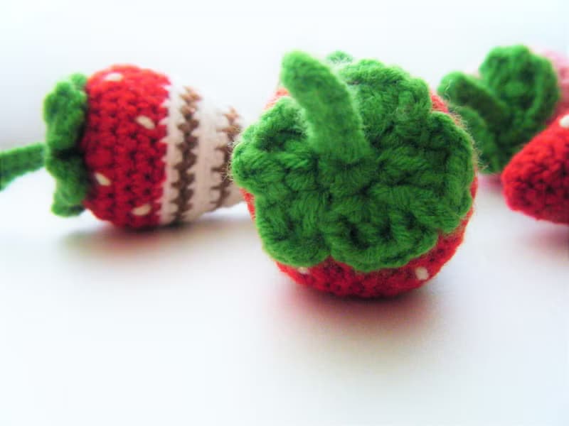 毛線編織貓草玩具 貓咪玩具 貓薄荷 巧克力草莓