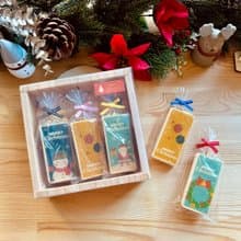 交換禮物 | 聖誕節書籤餅乾禮盒 (6片/盒)