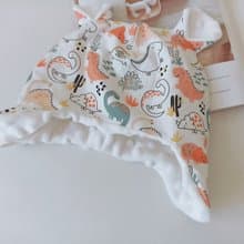 【11/14後出貨】寶寶遮耳熊帽 恐龍世界 彌月禮物 飛行帽 嬰兒帽