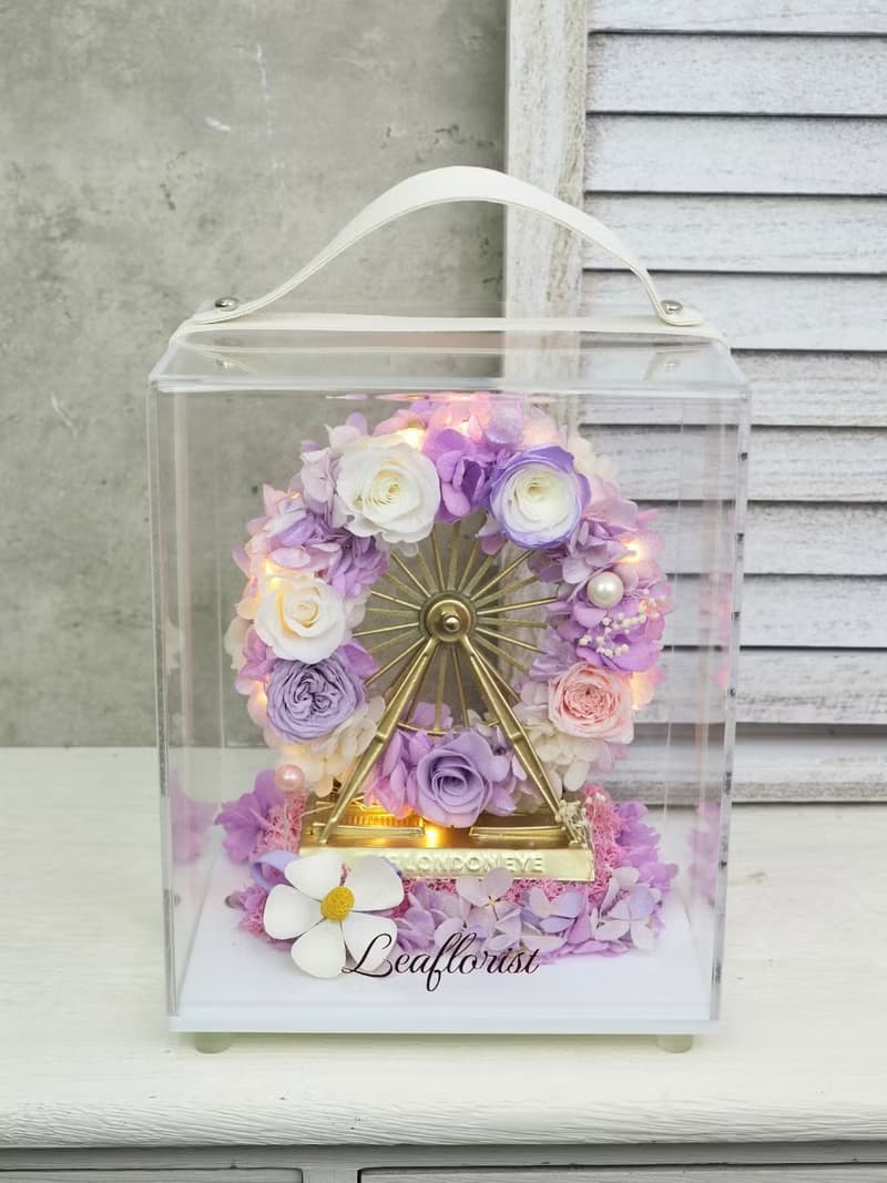 情人節禮物 Leaflorist 日本永生花摩天輪 - 3色可選