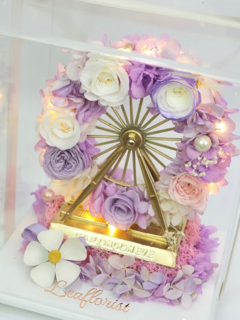 情人節禮物 Leaflorist 日本永生花摩天輪 - 3色可選