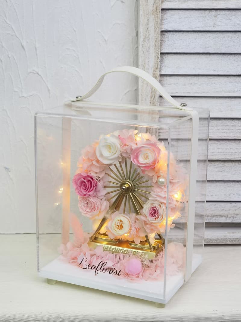 情人節禮物 Leaflorist 日本永生花摩天輪 - 3色可選