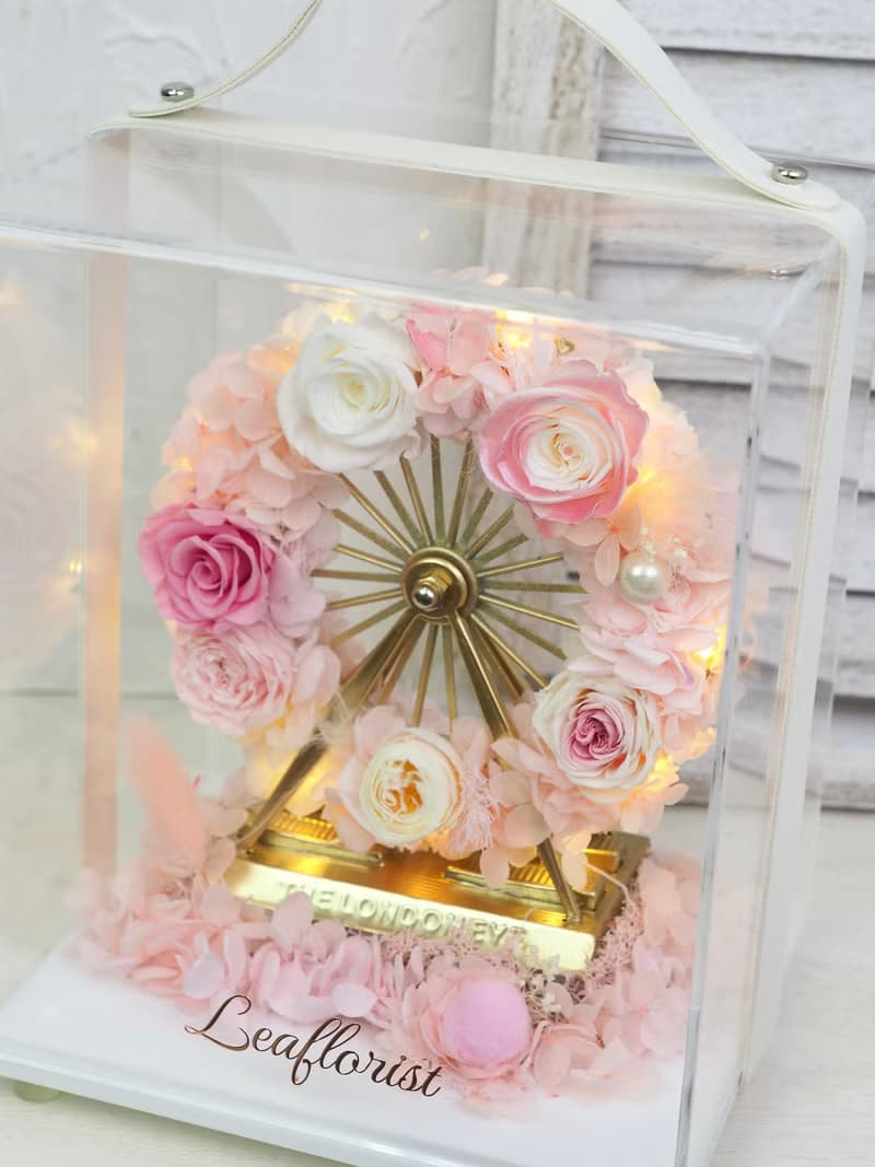 情人節禮物 Leaflorist 日本永生花摩天輪 - 3色可選