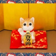 デバリエ 招き猫 猫 置物 商売繁盛 厄除け 病除け 開運 金運アップ 福を招く 玄関 飲食店 開店祝い 誕生日 記念日 クリスマス 新年 雑貨 cb039y