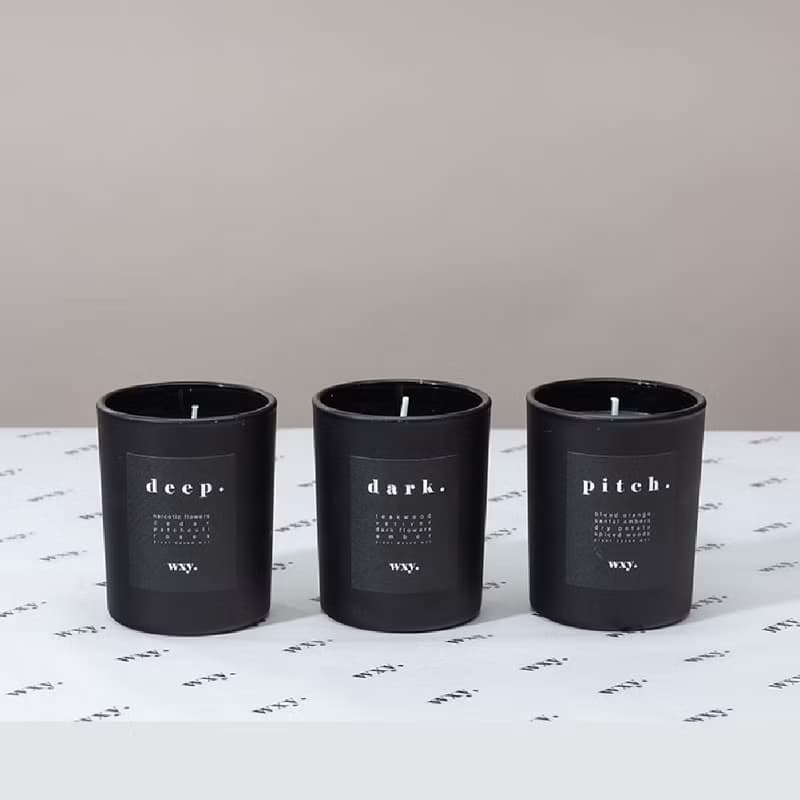 【福利展示品】英國 wxy 經典黑蠟燭- pitch. 血橙 & 檀香木
