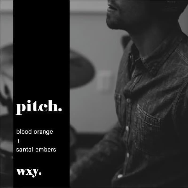 【福利展示品】英國 wxy 經典黑蠟燭- pitch. 血橙 & 檀香木