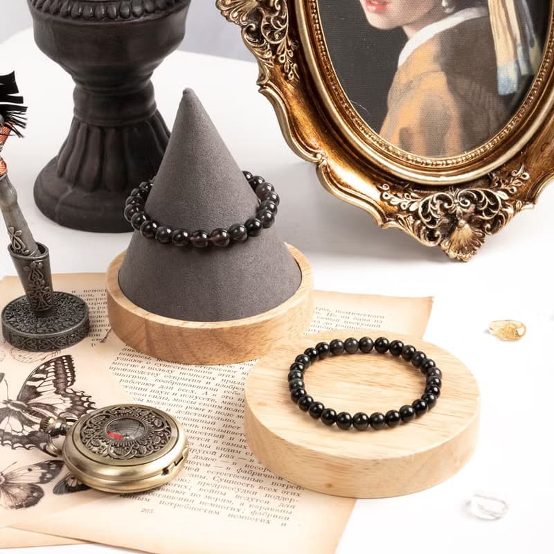 【SIO Crystal希奧水晶】黑曜石素色手鍊