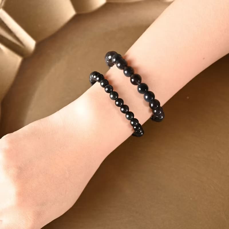 【SIO Crystal希奧水晶】黑曜石素色手鍊