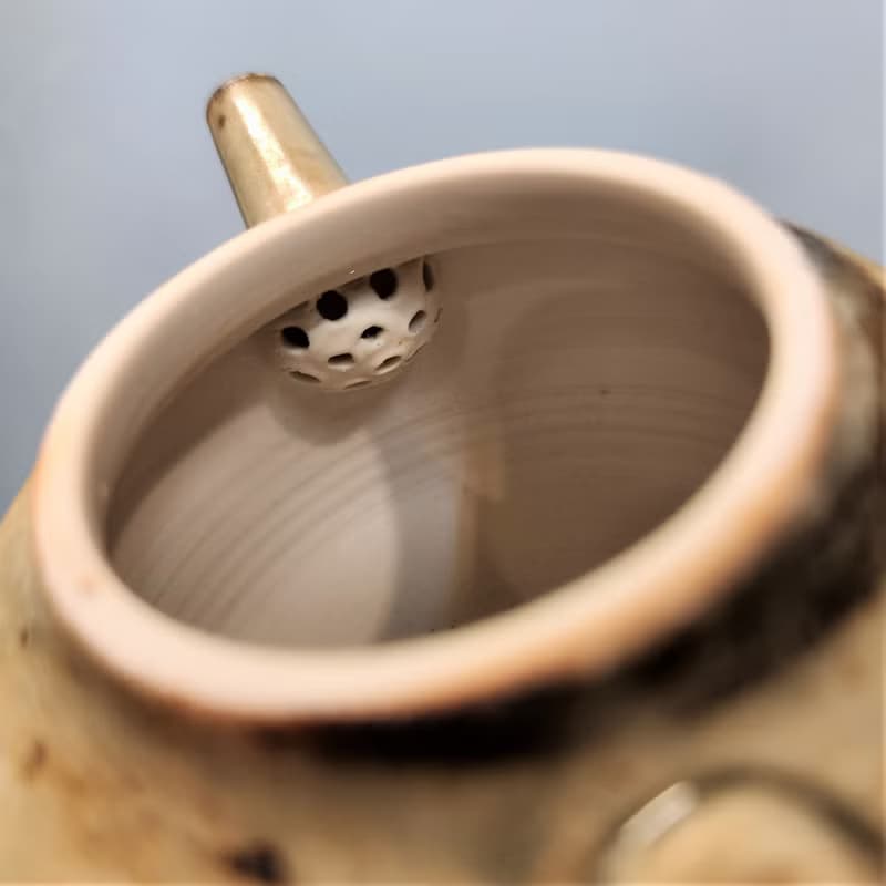 柴燒瓷土 / 絞泥茶壺