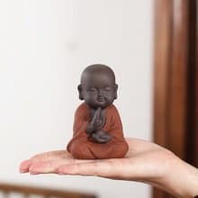 紫砂茶寵 | 茶寵 | 小和尚 | 桌飾 | 小沙彌 | 萌寵