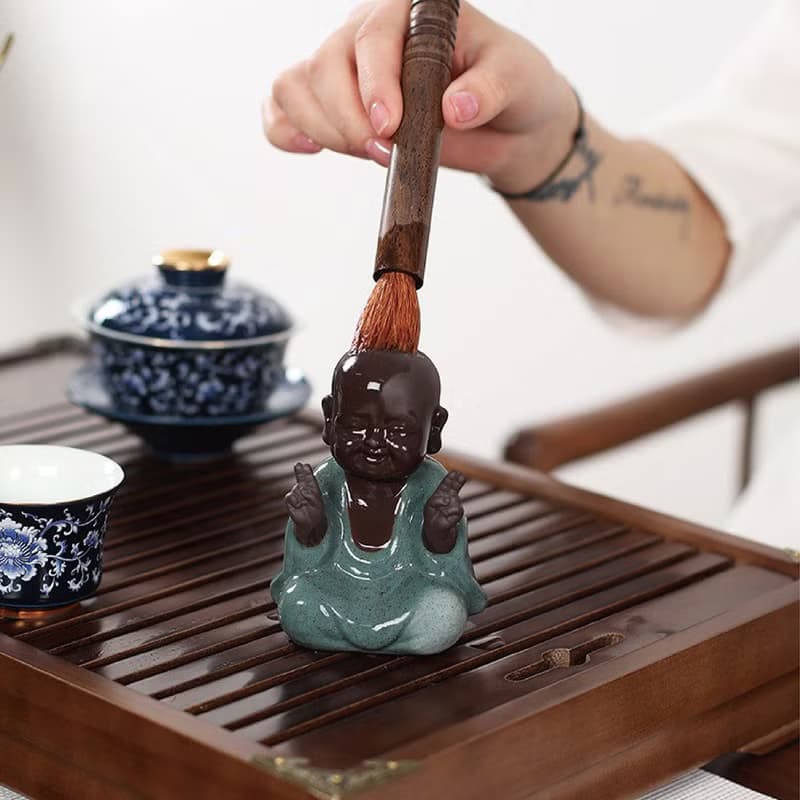 紫砂茶寵 | 茶寵 | 小和尚 | 桌飾 | 小沙彌 | 萌寵