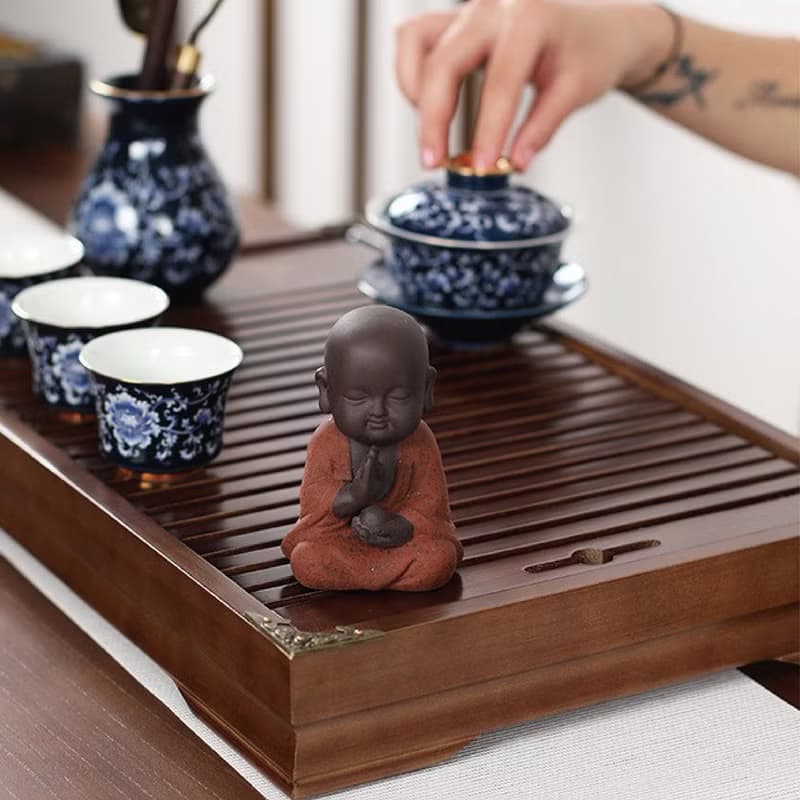 紫砂茶寵 | 茶寵 | 小和尚 | 桌飾 | 小沙彌 | 萌寵