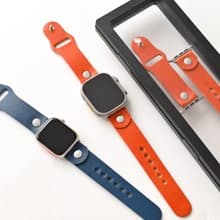 AppleWatch バンド 【 Sジーンズ 】 栃木レザー ギフトボックス入り タンカラー シンプル ニッケルフリー ベルト アップルウォッチ CF08M