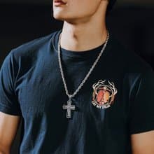 闇夜金州 十字架項鍊 項鍊 中性項鍊 個性項鍊 個性飾品 長項鍊