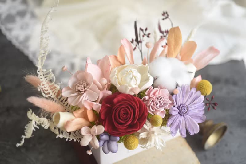 開幕盆花 喬遷賀禮 乾燥花 紀念花禮 母親節 生日禮物 美好一刻