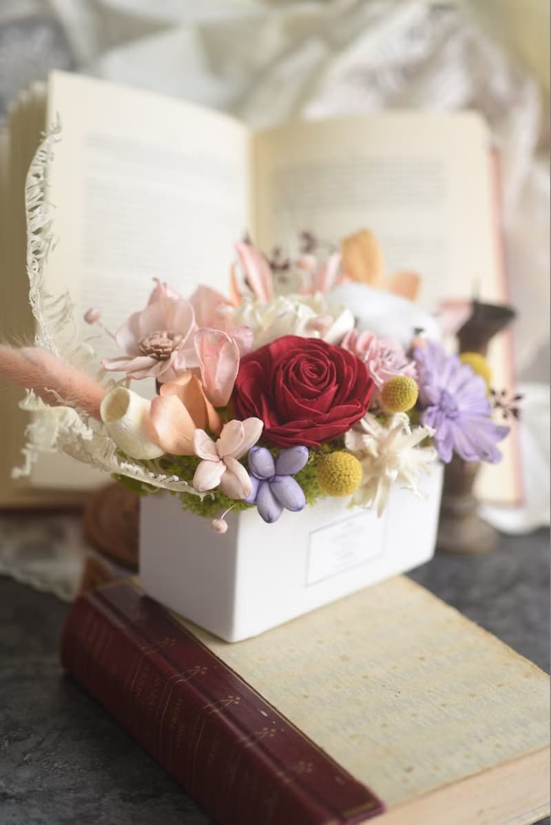 開幕盆花 喬遷賀禮 乾燥花 紀念花禮 母親節 生日禮物 美好一刻