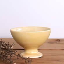 雅黃點心碗