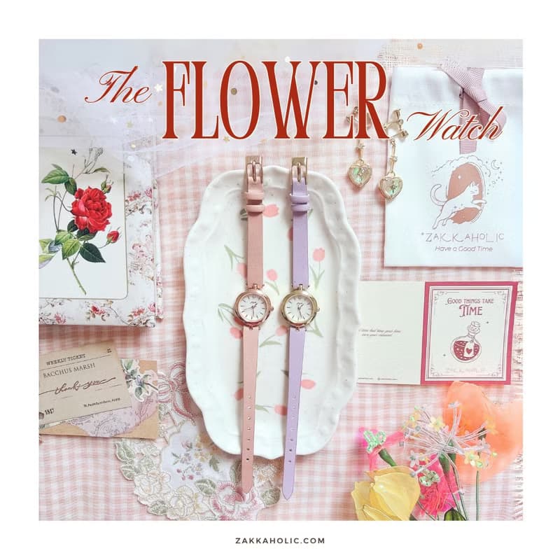 It's your time to bloom 花形錶盤手錶 Flower Watch