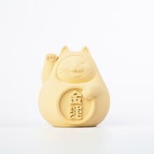 【平安福氣財運到】胖胖招財貓 (中) 招財黃