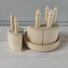 Wooden Toy Cake