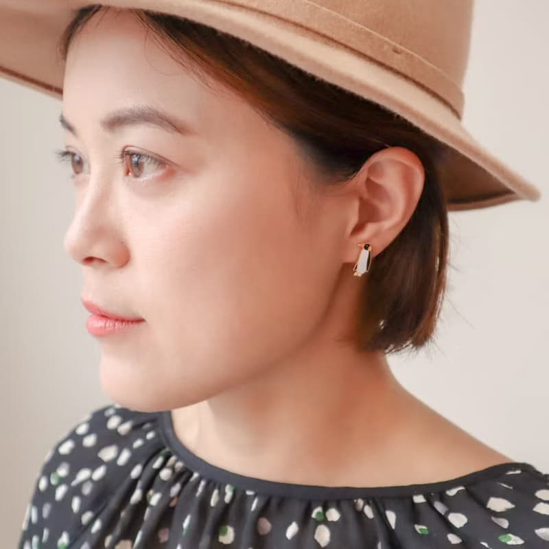 我們約在南極相遇 企鵝 耳針 耳夾