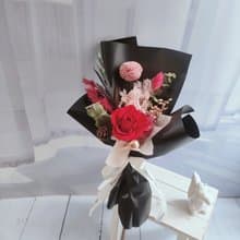 現貨~永生玫瑰花束-情人節七夕限定  韓式不凋花束
