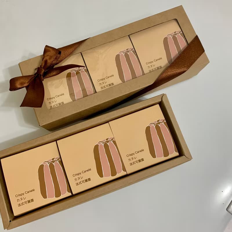 法式可麗露3入組禮盒