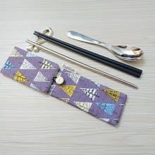 環保餐具收納袋 餐具套 雙層筷袋 樹